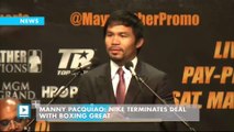 Manny Pacquiao: Nike terminates deal with boxing great