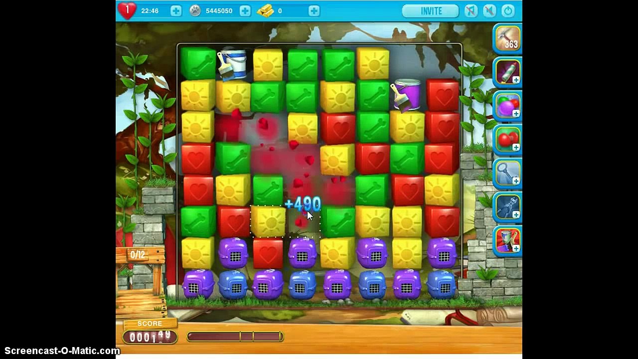 Pet Rescue Saga Level 206