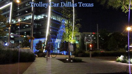 Trolley Car In Uptown Dallas