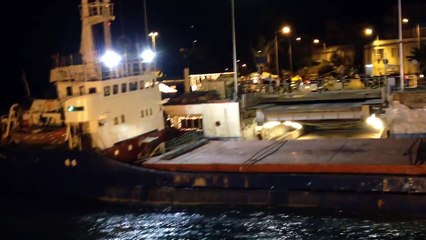 Boat Crashes into Dock