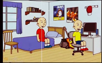 Caillou and Daillou Makes Bootleg VHS Copies of The Lego Movie