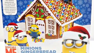 New MINIONS Gingerbread House - - - Edible Candy Minions and Icing