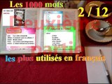 1000 mots indispensables en français, cours 2/12