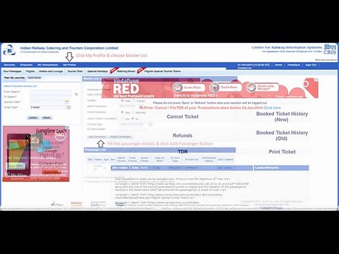 IRCTC TATKAL TICKET BOOKING TRICKS WORKING 100%