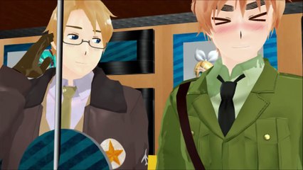 MMD APH When recording the USUK Drama CD.