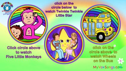 The Wheels on the Bus Song for children | Yellow Bus