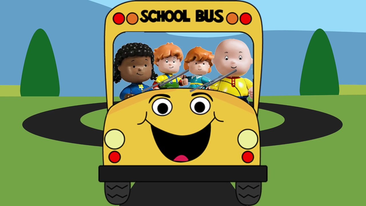 CAILLOU Wheels on the Bus Song [Nursery Rhyme] PBS Sprout TOY PARODY Vidéo Dailymotion