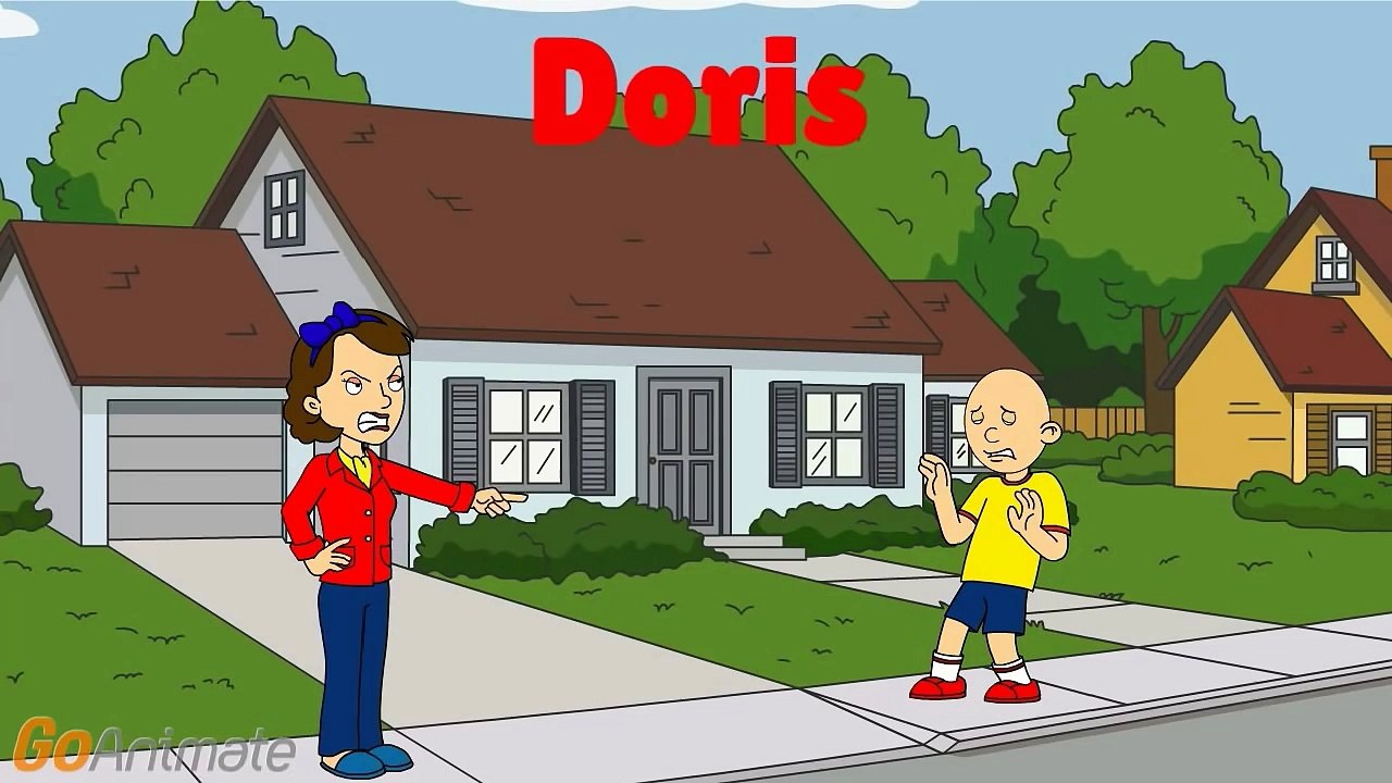 Caillou brings Gilbert to school and gets grounded