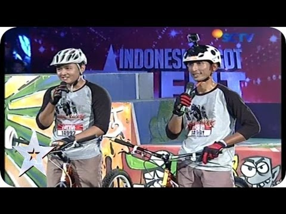 Extreme Acrobatic by Bandung Bike Trial & Yoyok Komarudin - AUDITION 5 - Indonesia's Got Talent [HD]