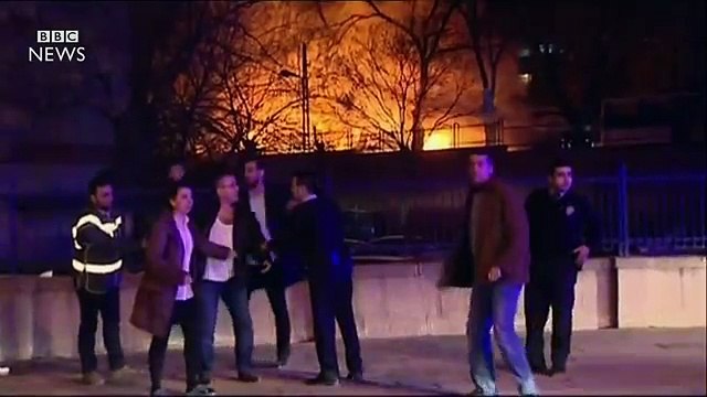 Ankara explosion eyewitness: 'I heard a huge explosion' - BBC News (FULL HD)