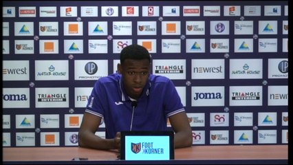 La Conf' de Presse d'Issa Diop avant TFC/Gazélec