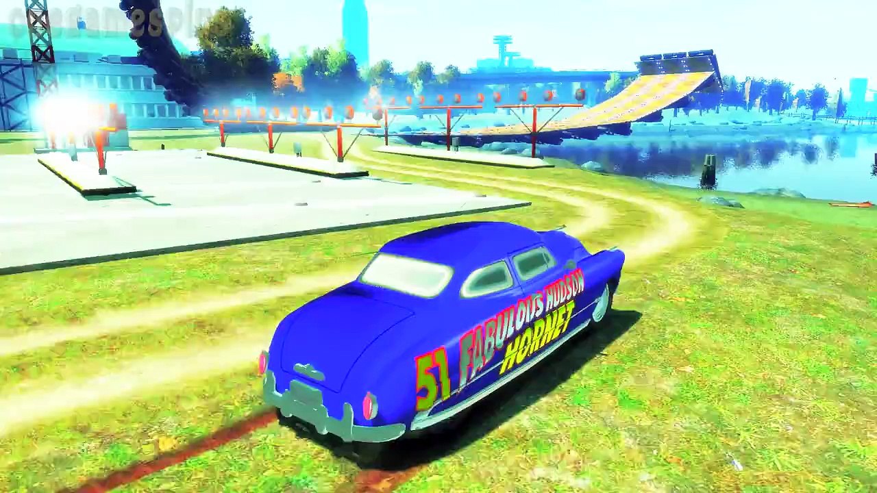 Disney Cars Komodo & Lightning McQueen Hudson Hornet Iron Man Spider Man Children Songs