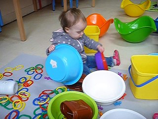 décidement elle aime ces bassines !