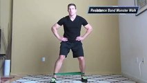 Resistance Band Exercise Video - Monster Walk