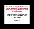 Covert Content Wizard (WordPress Plugin) Demo Video