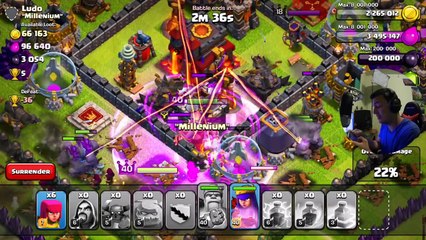 CLASH OF CLANS  2 Stars... 1 MINUTE! Challenge Attacks!