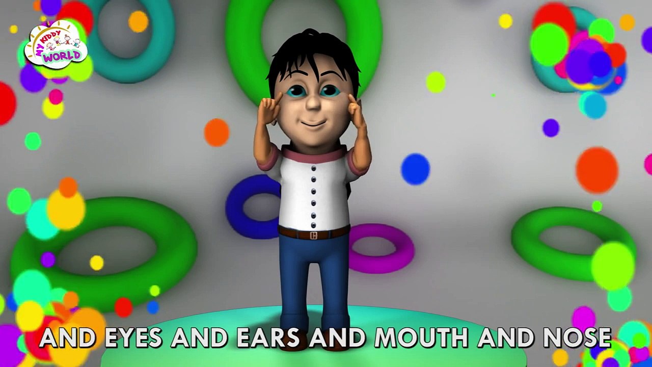 Head Shoulders Knees and Toes | HD Nursery Rhymes | 3d Rhymes | Kids Nursery Rhymes