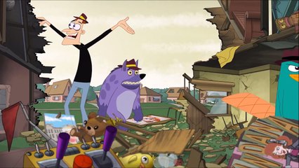 Phineas and Ferb The OWCA Files - Flynn Fletcher House Destroyed [CLIP]