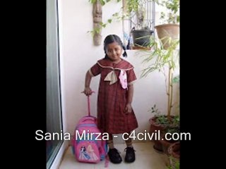 Sania Mirza Childhood Photos Rare Collection HD