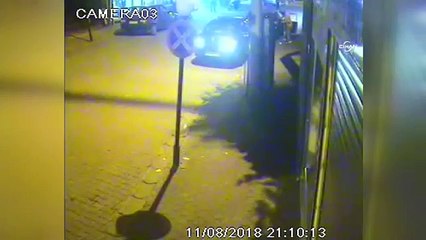 Sopalı, silahlı kavga güvenlik kamerasında
