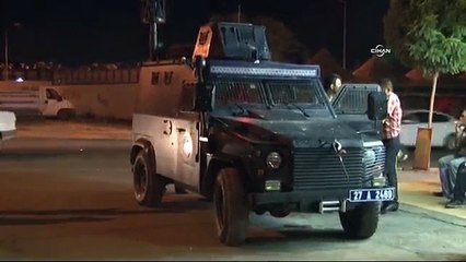 Gaziantep'te gergin gece