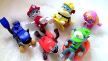 Paw Patrol Pool Party Bath Toys Paddlin Pup Underwater Toys Rescue Marshal, Skye, Chase, R