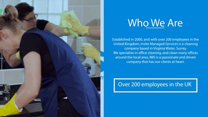 Insite Managed Services Office Cleaning Company - London, Hampshire, Berkshire & Surrey