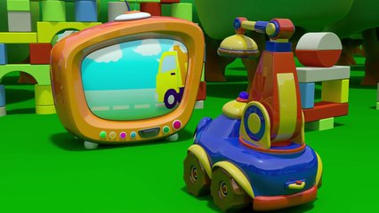 Мультфильмы для Детей. Стёпа строитель. машины: Грузовик и Самосвал.