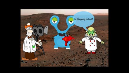 Futuristic Slow Motion with Aliens and their Ray guns