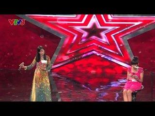 Vietnam's Got Talent 2014 - TẬP 06 - Hát và vẽ - Đặng Thị Thanh, Nhật Hảo