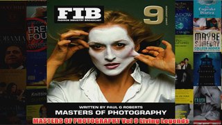 Download PDF  MASTERS OF PHOTOGRAPHY Vol 9 Living Legends FULL FREE