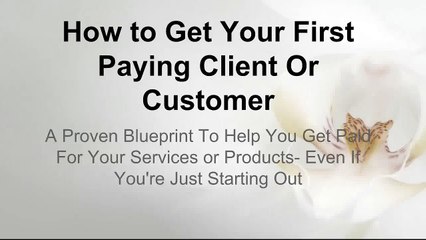 The Most Important Secret to Getting Paying Clients
