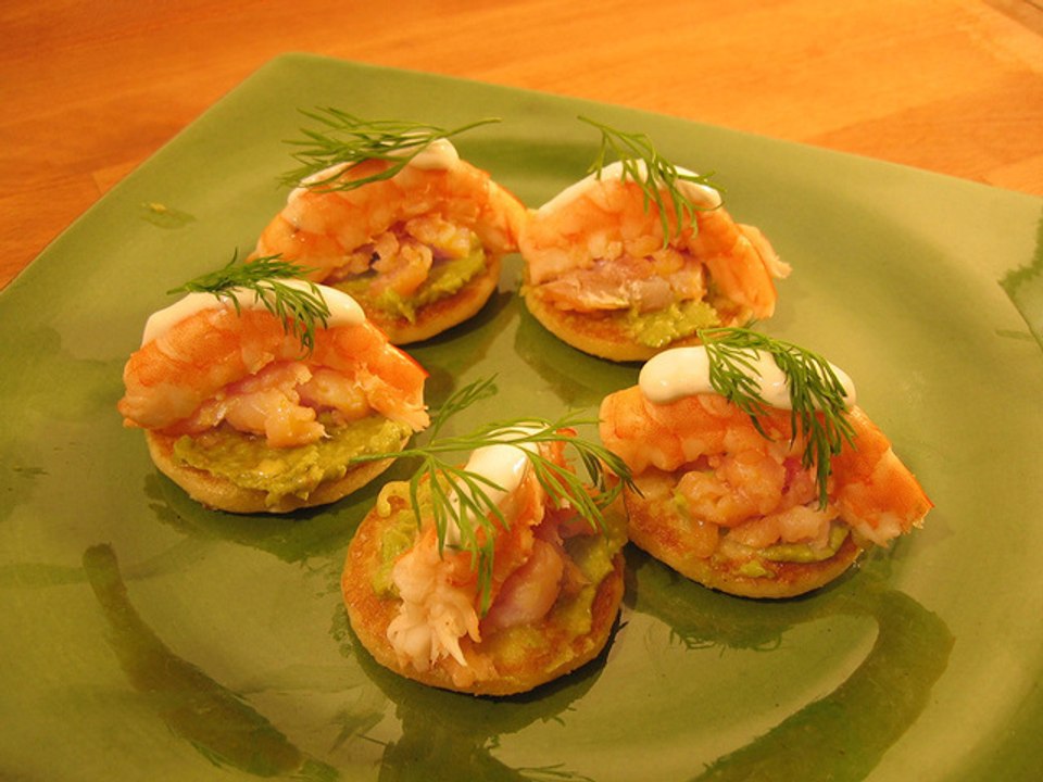 Recette tapas saumon crevette
