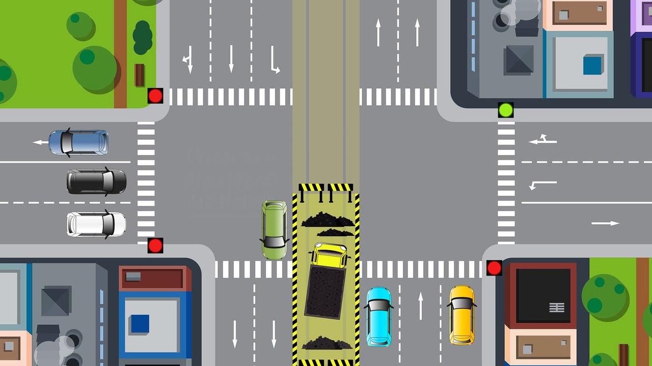 Circulations aux carrefours - travaux sur la platerforme de tramway