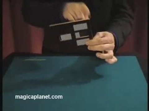 Tour de magie : carte zig zag