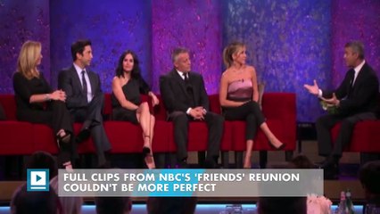 Full clips from NBC's 'Friends' reunion couldn't BE more perfect
