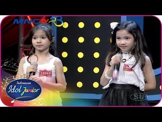 FARIZAL, NAMIRA, BRITNEY & NAFISA - AW AW AW (SuperGirlies) - Elimination 1 - Indonesian Idol Junior