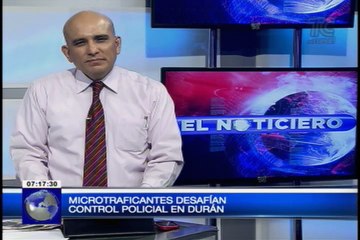 Microtraficantes desafían control policial en Durán