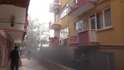Antalya Apartmanda Korkutan Yangın