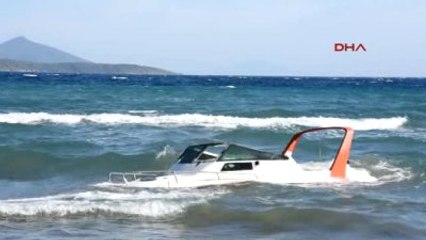 Bodrum Umut Yolculuğu Bu Kez Ucuz Atlatıldı-3 Ek Teknenin Görüntüsü