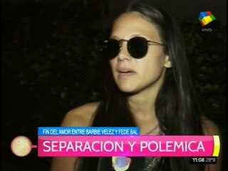 Fede Bal habla de 'separacion'