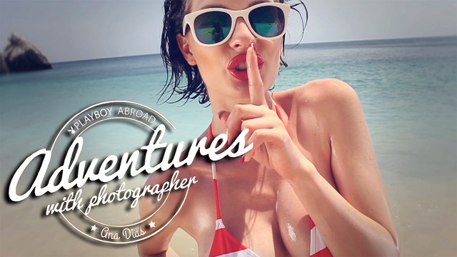 Ana Dias Takes Photographing Model Caprice Castillo - Playboy Abroad