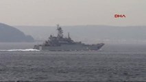 Çanakkale - Rus Savaş Gemileri Peş Peşe Çanakkale Boğazı'ndan Geçti
