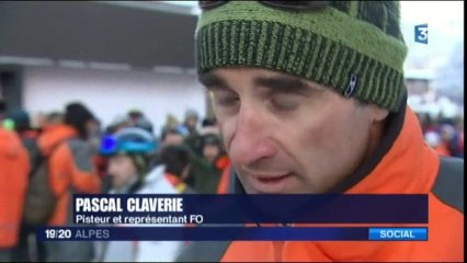 Grève aux Deux-Alpes