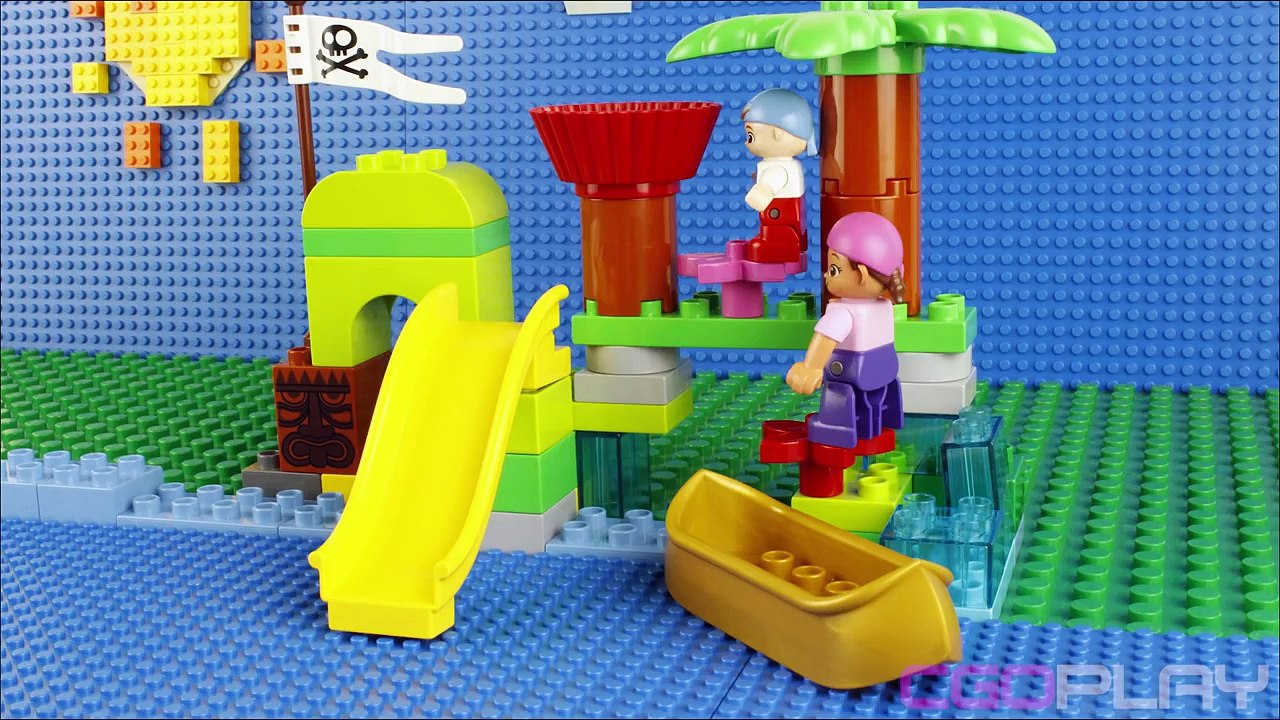 ♥ LEGO Duplo Disney Jack and the Neverland Pirates Hideout with Izzy & Cubby