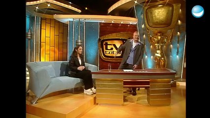 Hysterische Frau einer Talkshow - TV total