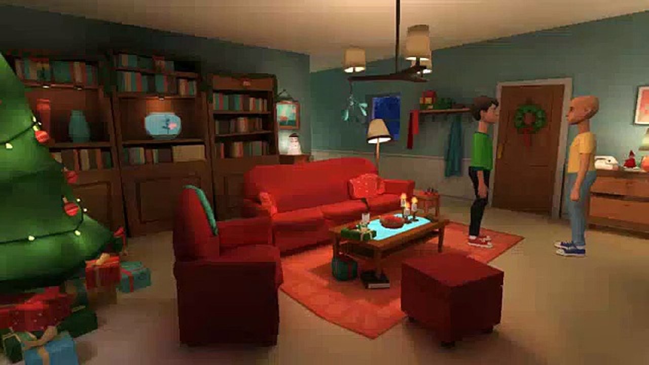 Caillou Gets Grounded (Plotagon)
