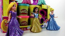 ♥ Play-Doh Sparkle Disney Princess MagiClip Collection Rapunzel Cinderella Ariel Aurora Belle Tiana
