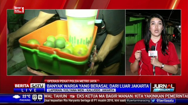 Operasi Pekat Polda Metro Dibantu TNI dan Satpol PP