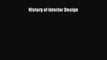 Read History of Interior Design Ebook Free